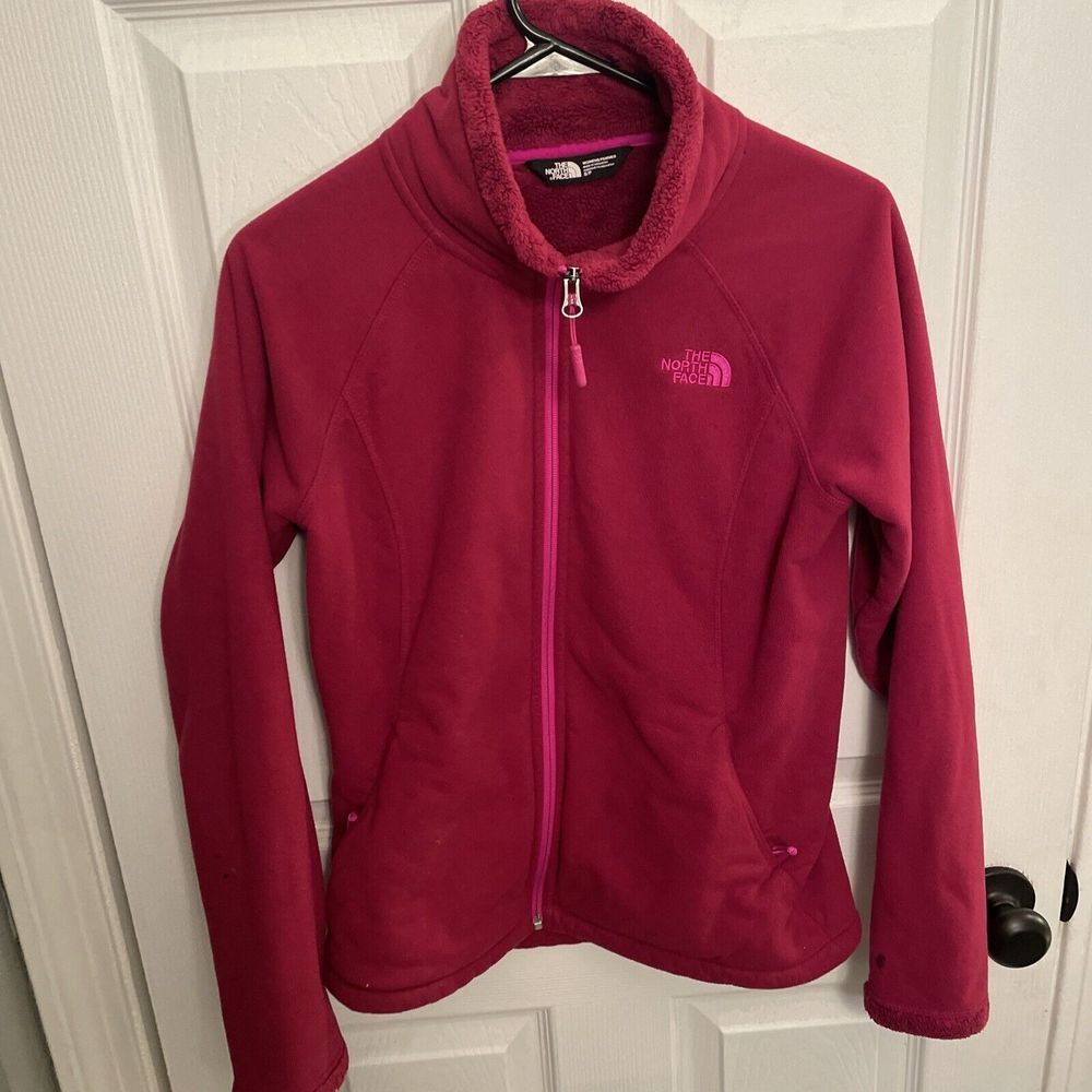 The‎ North Face Jacket Women's Size Small Morning Glory Purple Fleece Stained S